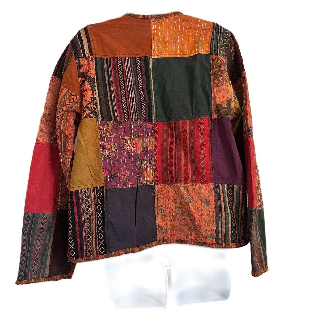 Boutique Brand  Kantha jacket -multicolor - Picture 4 of 7
